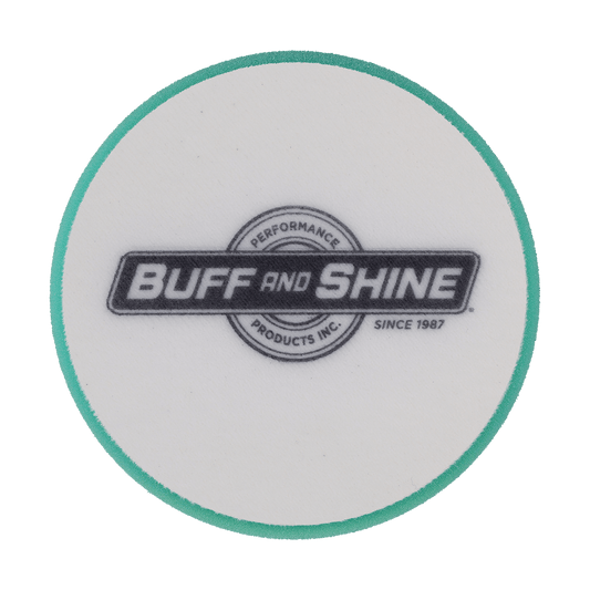 614G - 6" Green Soft Standard Foam Pad - Medium Cut