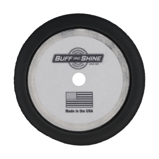 920G - 9" Black Soft Contour Foam Pad - Final Finishing