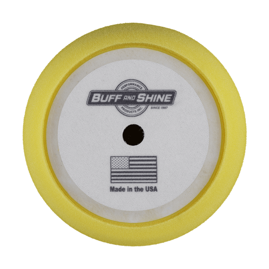 930G - 9" Yellow Soft Contour Foam Pad - Cutting