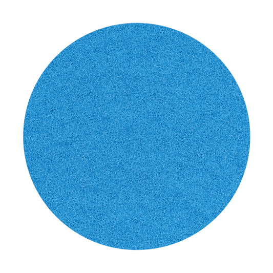 154CR - 1" Blue Coarse URO TEC® Foam Pad - Heavy Cut