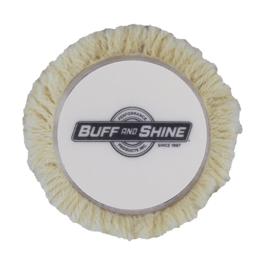 301G - 3" 100% Natural Wool (4 Ply Twist) Grip Wool Pad - Cutting