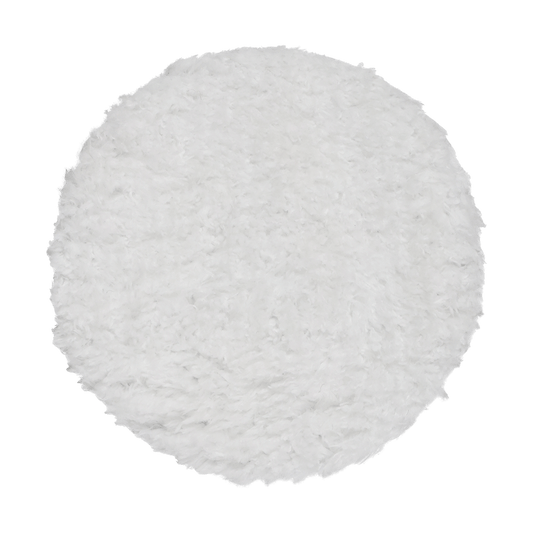 312MFP - 3" URO Fiber® Microfiber Pad (White Fibers) Light Blue Foam Interface (Edge Bevel) - Cutting