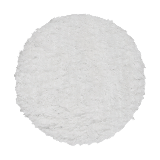 322MFP - 3" URO Fiber® Microfiber Pad (White Fibers) Dark Yellow Foam Interface (Edge Bevel) - Polishing