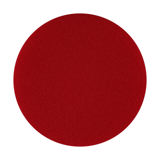 521G - 5" Red Soft Standard Foam Pad - Final Finishing