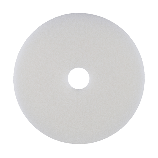 592EG - 5" White EdgeGuard™ Foam Pad - Polishing/Finishing