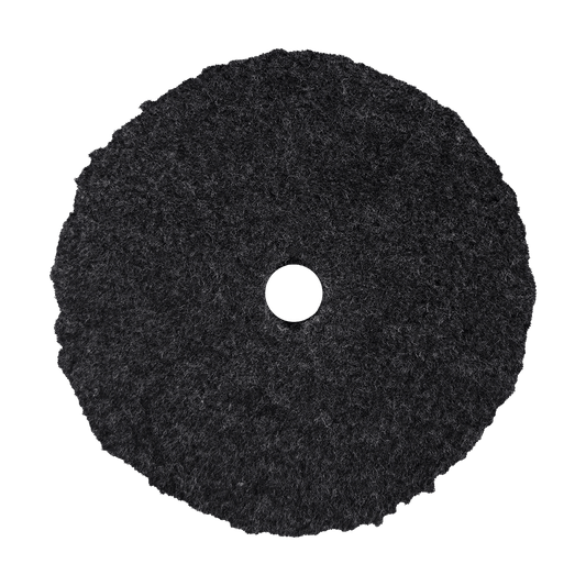 5KWB - 5" Grey Knitted Wool Blend URO Wool® Pad - Cutting
