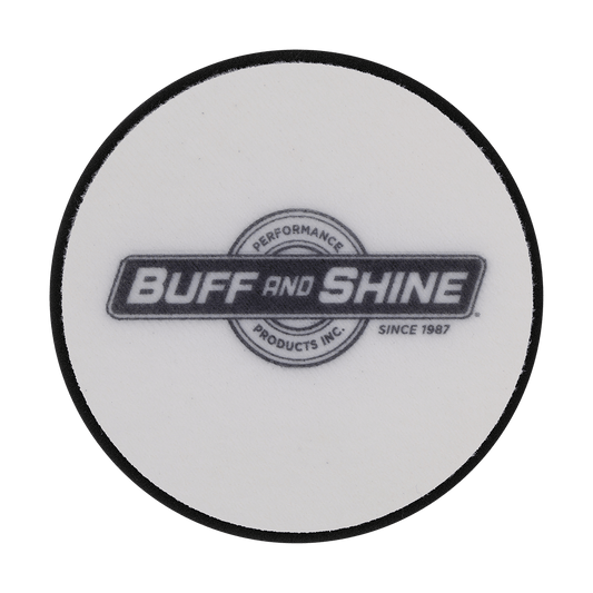 612G - 6" Black Soft Standard Foam Pad - Final Finishing