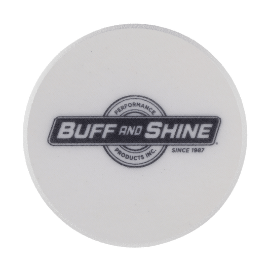 619G - 6" White Soft Standard Foam Pad - Final Finishing