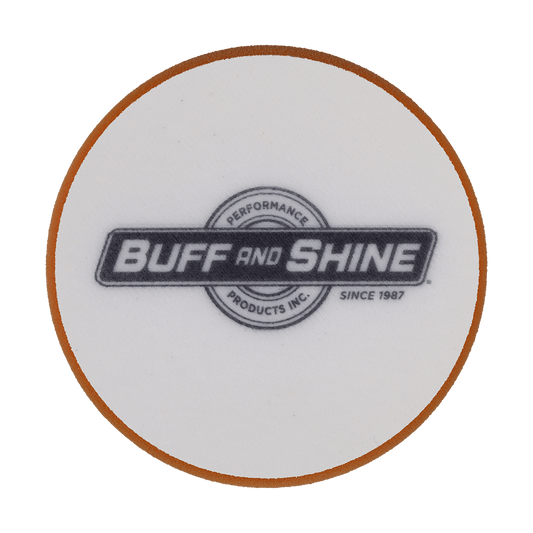 6515HOG - 6" Orange High Density Standard Foam Pad - Heavy Polishing