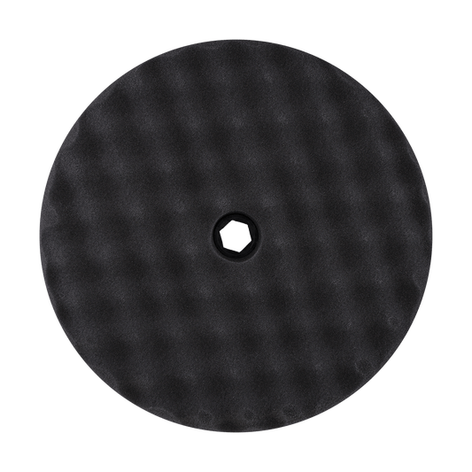 820SP - 8" Black Foam Double Sided Snap Pad - Final Finishing