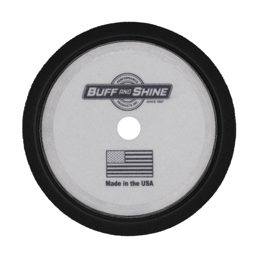 820WG - 8" Black Soft Convoluted Foam Pad - Final Finishing