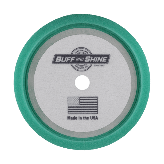 840WG - 8" Green Soft Convoluted Foam Pad - Medium Cut