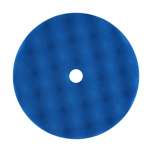 850WG - 8" Blue Soft Convoluted Foam Pad - Polishing