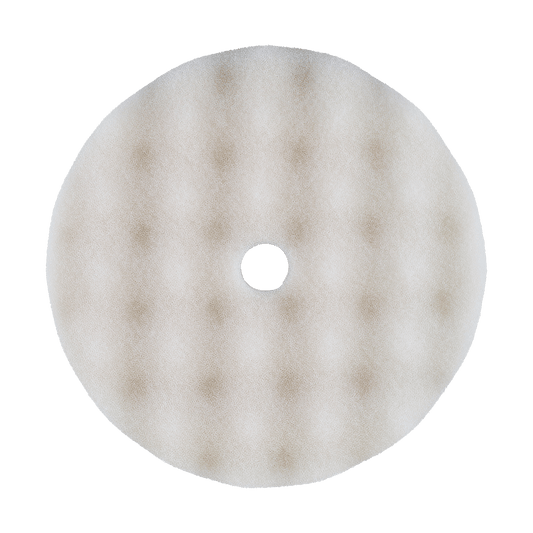 899FBW - 8" White Coarse Convoluted Foam Pad - Cutting